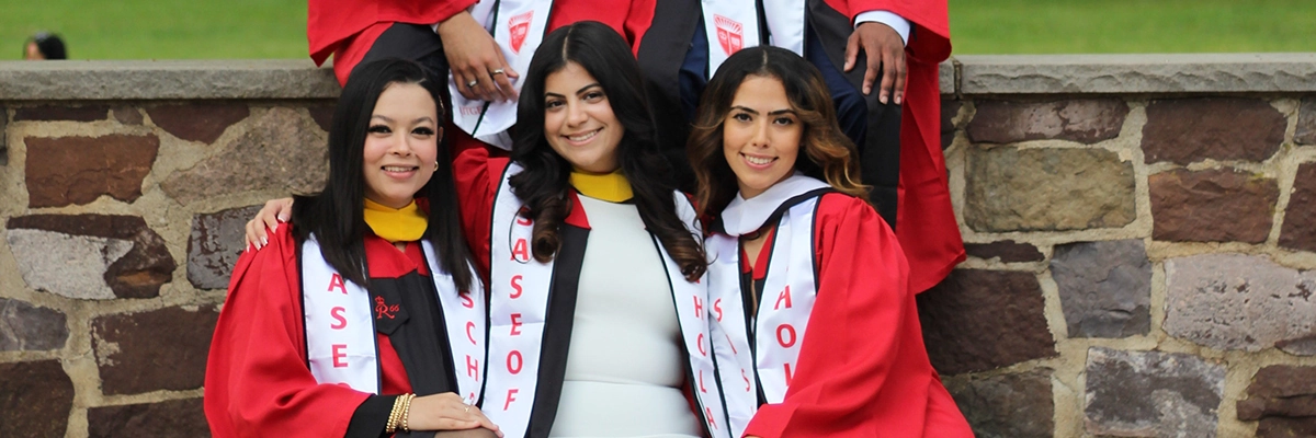 3 graduates